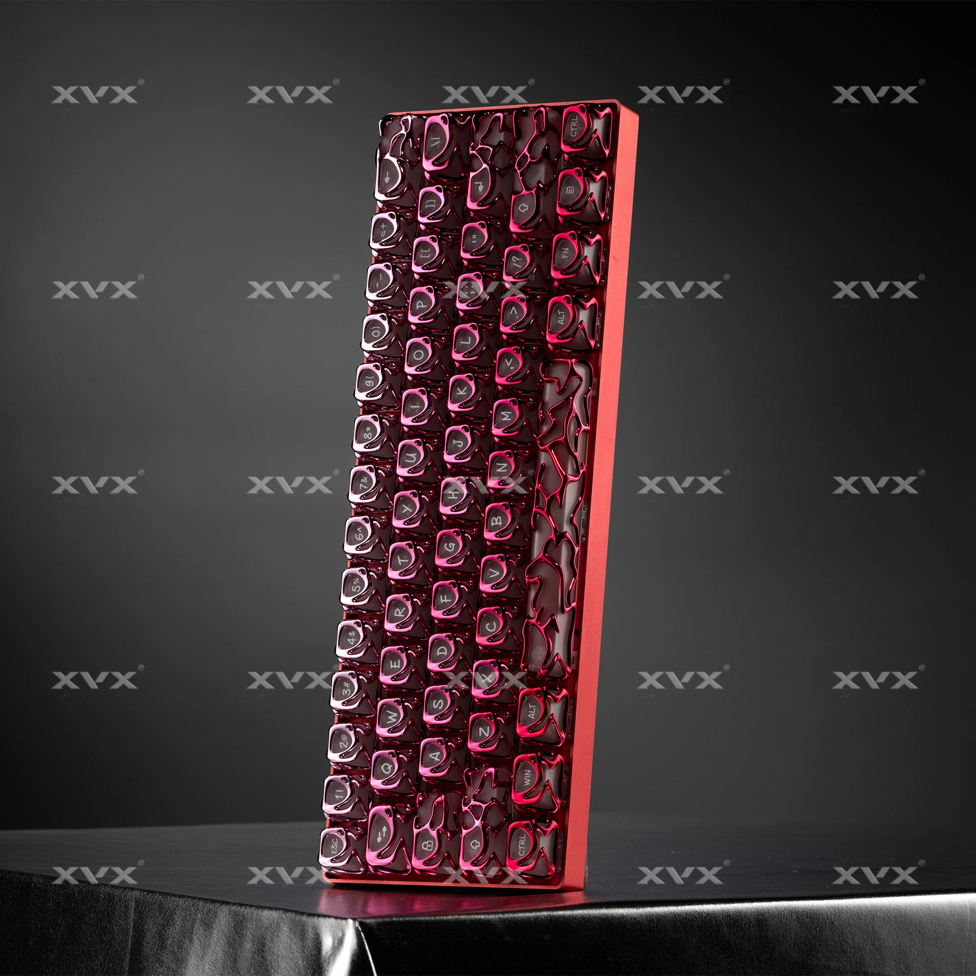 Set Keycap XVX Venom ABS+PC Pink Gradient Custom Key Cap DIY Keyboard Keys 61-key