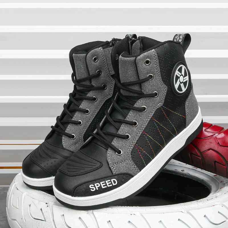 Motorcycle Riding Boots Anti-slip New Men Women Boots For Motorcycle Universal Safety Protection and Anti-fall Motorcycle Shoes