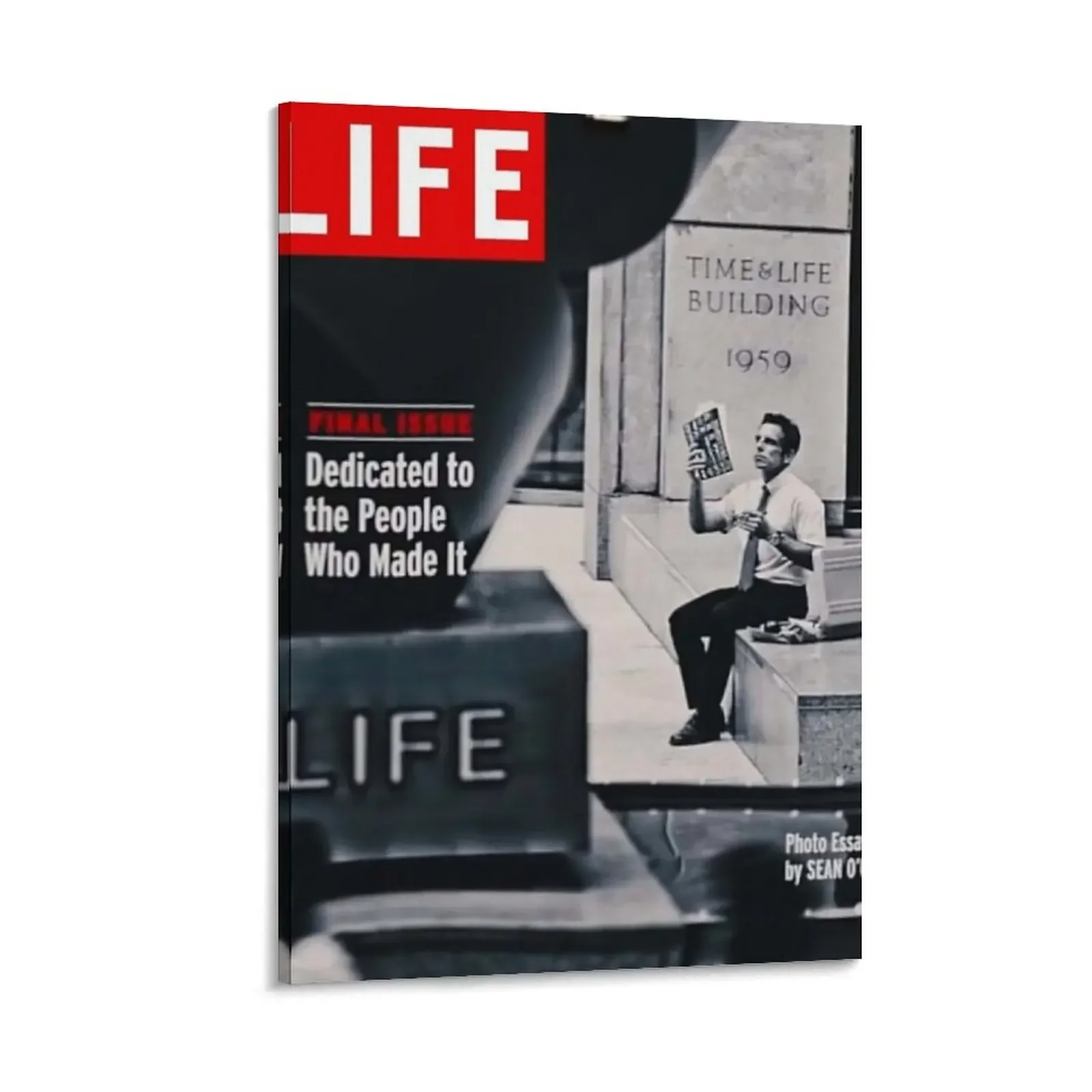 

Walter Mitty LIFE Cover Canvas Painting Wall decoration frame large paintings modern living room decoration Decoration for home