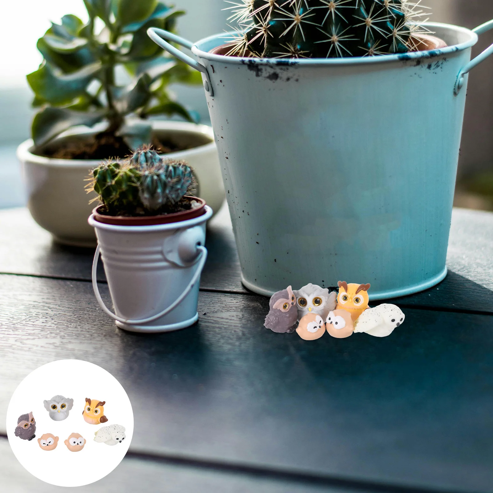 

30Pcs Miniature Owl Figurines Cute Resin Owls for Fairy Garden Supplies Terrarium Decor Succulent Pot Ornaments Crafting