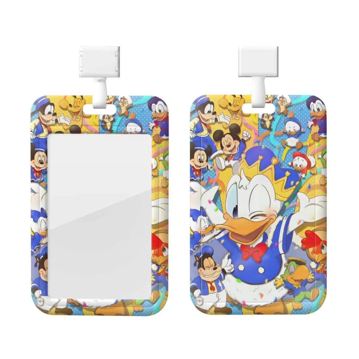 

Custom Donald Duck Anime Wallpaper Card Badge Holder For Office Card Holder Unisex Neck Lanyard Credit Card Holders Neck Strap