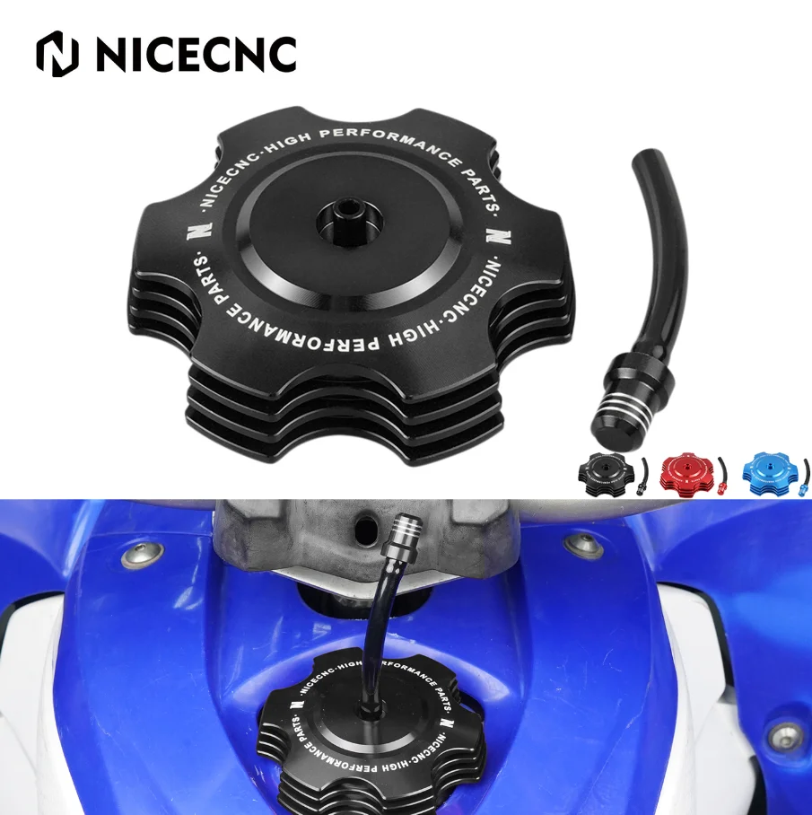 

For YFZ450 ATV Oil Gas Fuel Tank Cap Cover For YAMAHA YFZ450R Aluminum Blaster 200 RAPTOR 660R 350 WARRIOR BANSHEE GRIZZLY 450