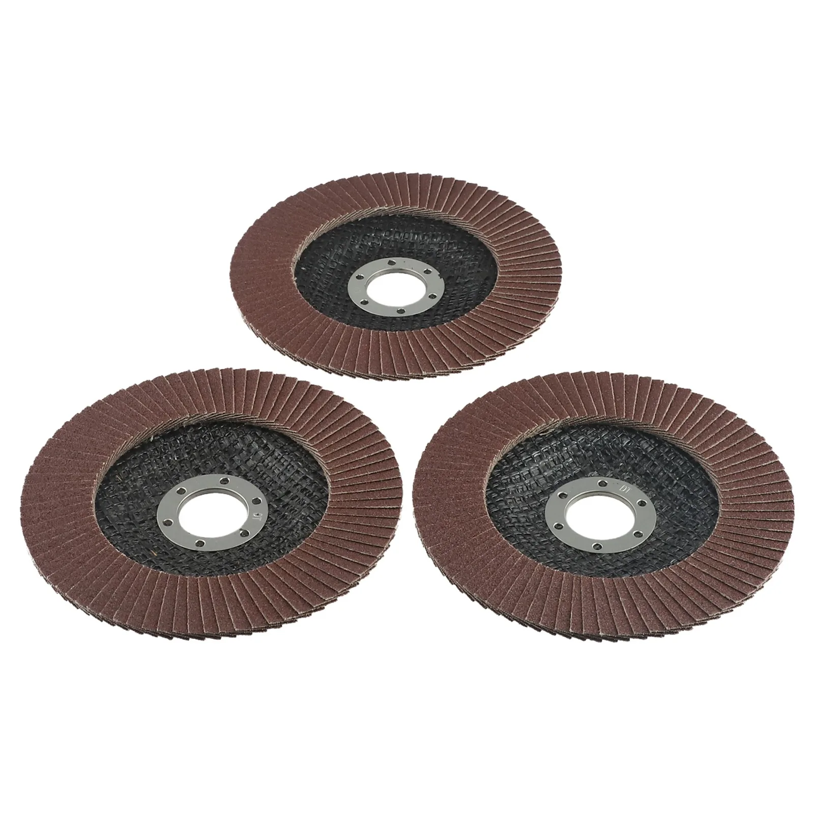 3Pcs Flap Disc 125*22.23mm Grinding Wheel Sanding Disc 40-120grit For Angle Grinder Finishing Polishing Grinding Machine Tool