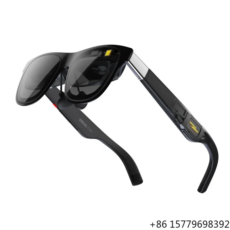 

AR Smart Glasses 147 Inch Screen 1080P 120Hz 32:9 Wide Angle Display, Stereo 50° FoV Game Viewing