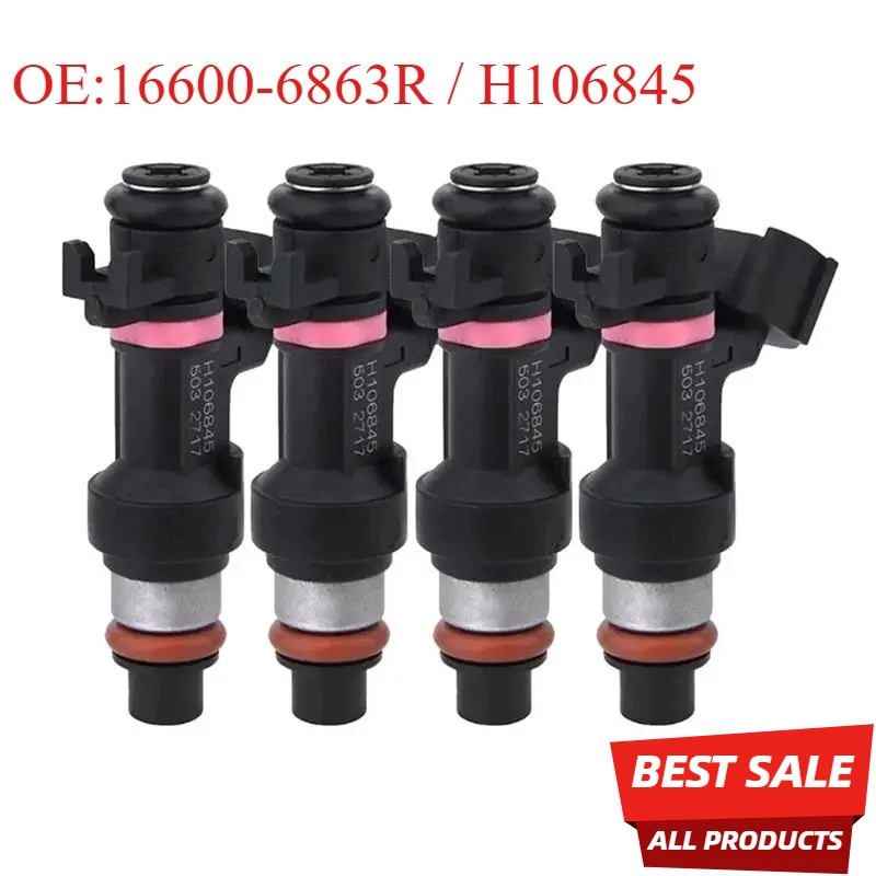 

NEW H106845 16600-6863R 166006863R Fuel Injector Nozzle For Nissan For Renault Fluence 2.5L