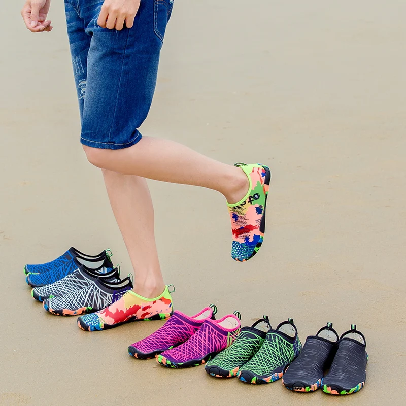 Zapatos descalzos para hombres y mujeres, zapatillas acuáticas para deportes al aire libre, playa, natación, entrenamiento deportivo de secado rápido