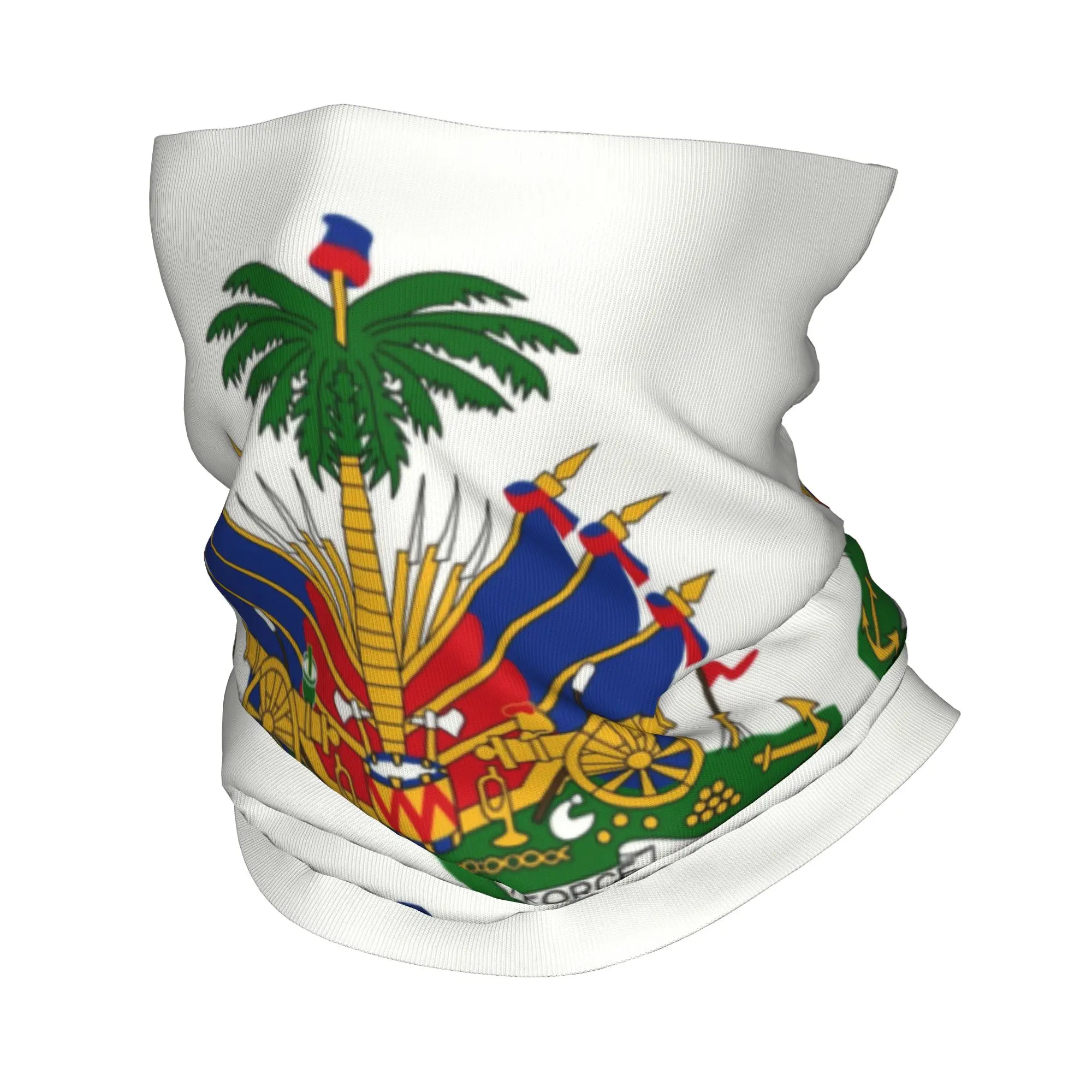 

Изготовленные на заказ гетры Haiti с гербом для женщин и мужчин, УФ-защита для лица, зимний гаитянский гордый шарф-бандана для пеших прогулок