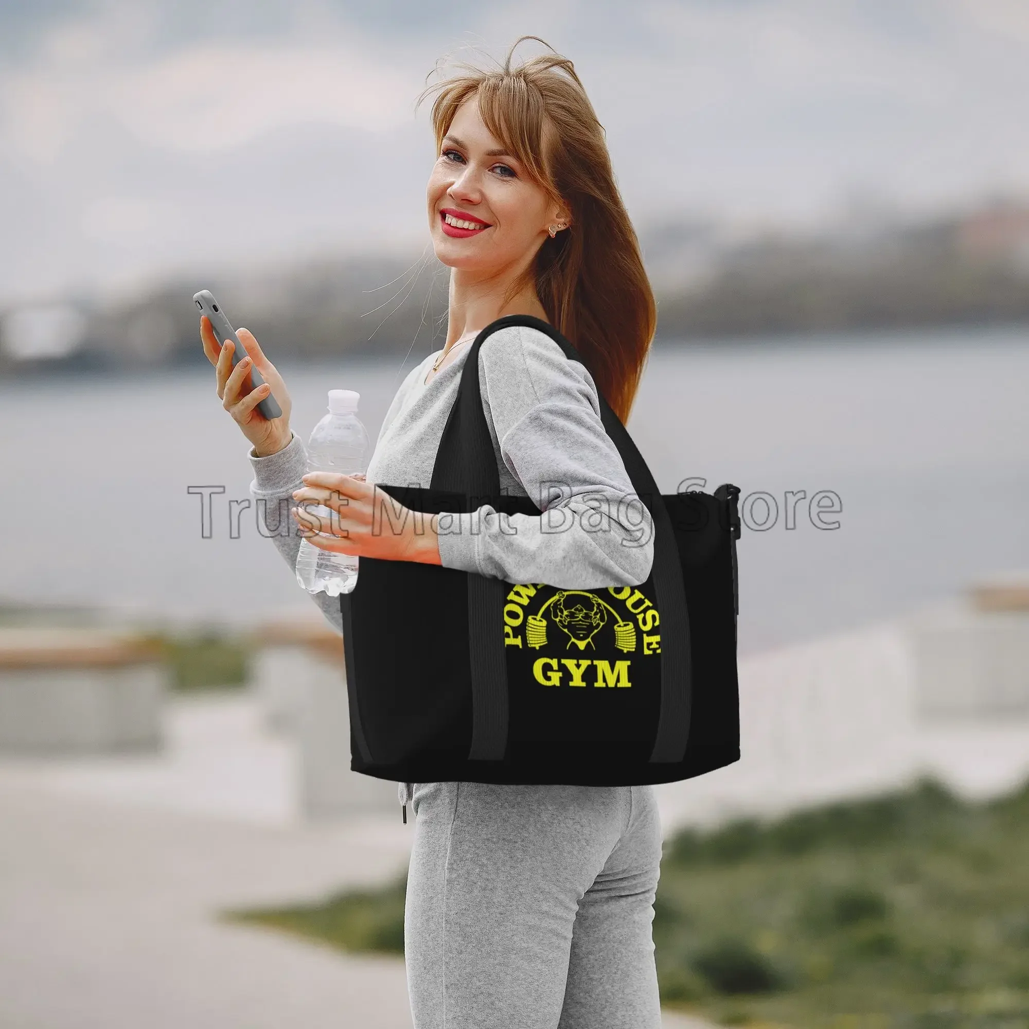 Borsa da viaggio a mano per palestra Powerhouse Borsone impermeabile multiuso unisex Borse per weekend notturne Borsa per bagagli per yoga da palestra sportiva