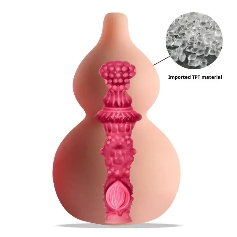 Sexy Man Flesh Realistic Textured Pussy Anus Male Stroker Male Masturbator Sex Toy For Adult Light Male Sex Toys Adult Supplies view 2