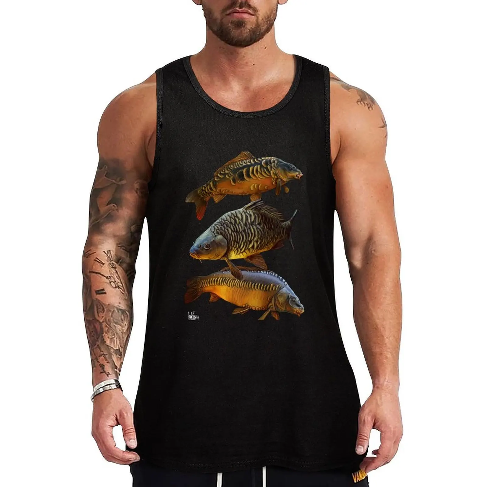 Carp gang 2 Tank Top Dry Fit Tank Top Moisture Wicking Sports Sleeveless