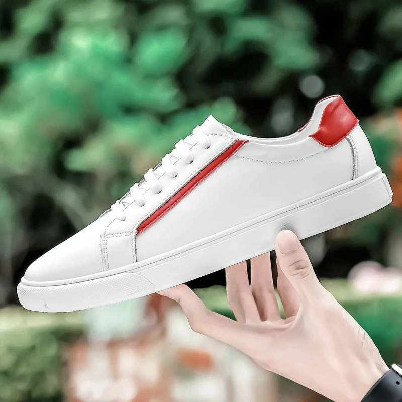 

Autumn 2025 Men's White Chunky Sneakers - Breathable Minimalist Design, Student-Friendly & Instagram Popular