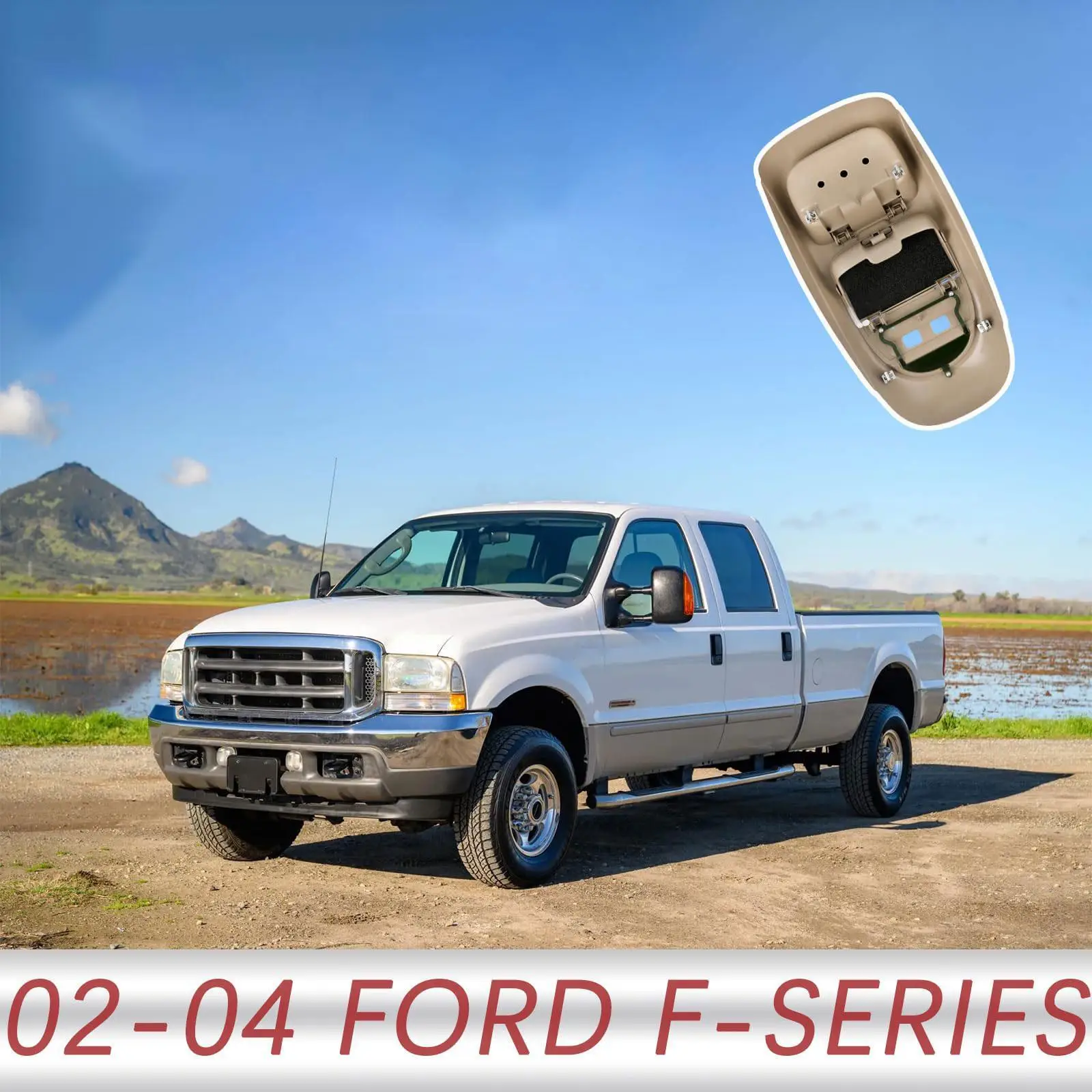 

Верхняя консоль в сборе 2C3Z-7811586-bab, совместимая с Ford F-450 F450 Super Duty 02-04, профессиональная замена