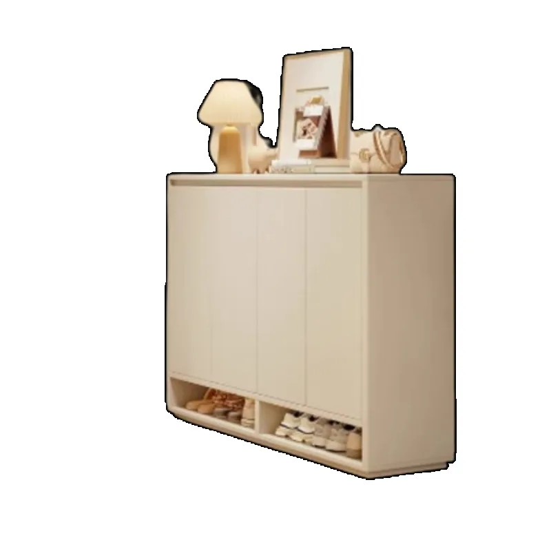 White Luxury Shoe Rack Nordic Wood Narrow Multi Layer Shoe Rack Space Saving Modern Meuble A Chaussures Furniture Living Room