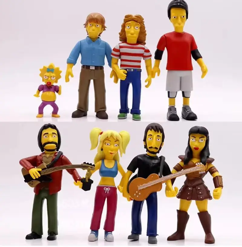 Anime Action Figures Xin Pusen Family Antique Toys Ornaments With Labels Complete Set Cute Cool Funny Desktop Decoration Gifts view 2