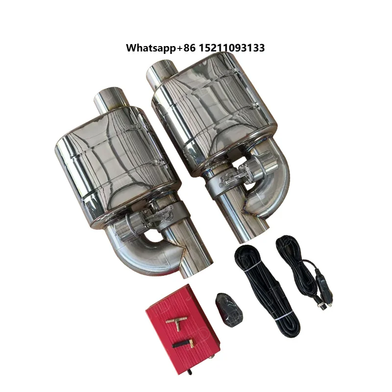 JTLD High Quality Hot Sell Performance Exhaust Muffler Vacuum Valve Muffler With 201SS 2.5inch 2.75 Inch 3 Inch