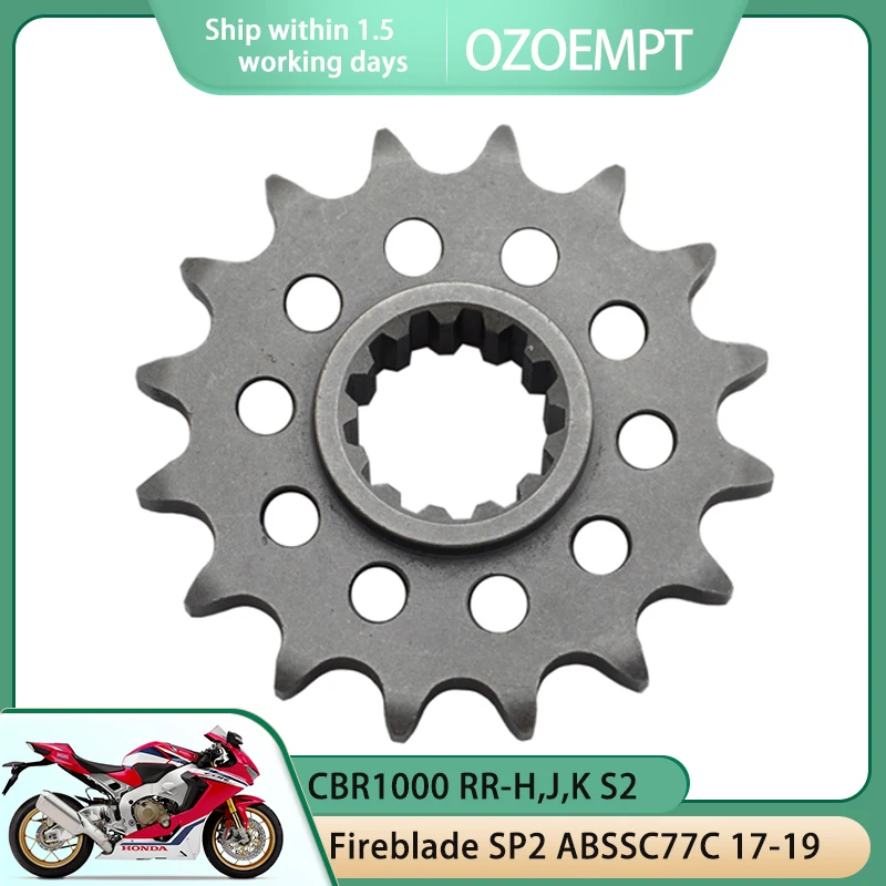 

Передняя Звездочка для мотоцикла OZOEMPT 525-16T, подходит для CBR1000 RR-H,J,K S1 Fireblade SP1 ABSSC77B CBR1000 RR-H,J,K S2 Fireblade