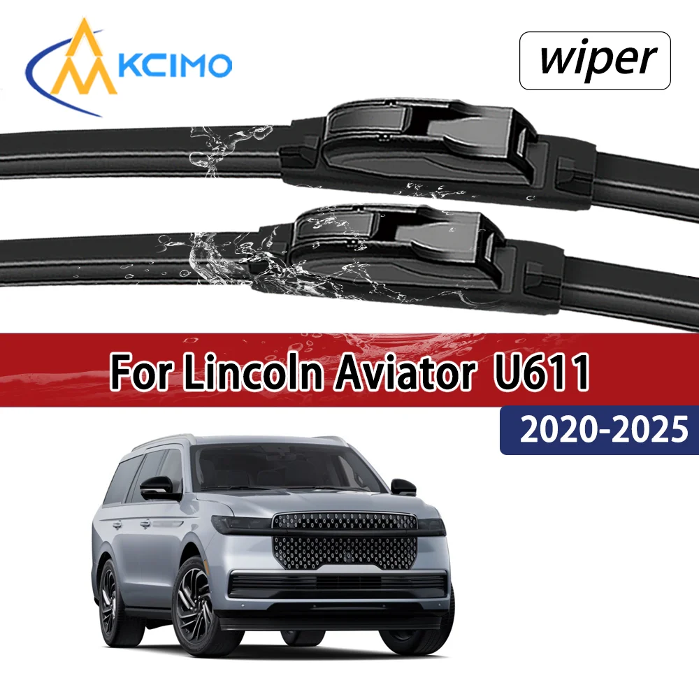 Für Lincoln Aviator U611 2020-2025 2021 Kompatible Langlebige Geräuscharme Vordere Wischerblätter Auto Windschutzscheibe Auto Fenster Zubehör