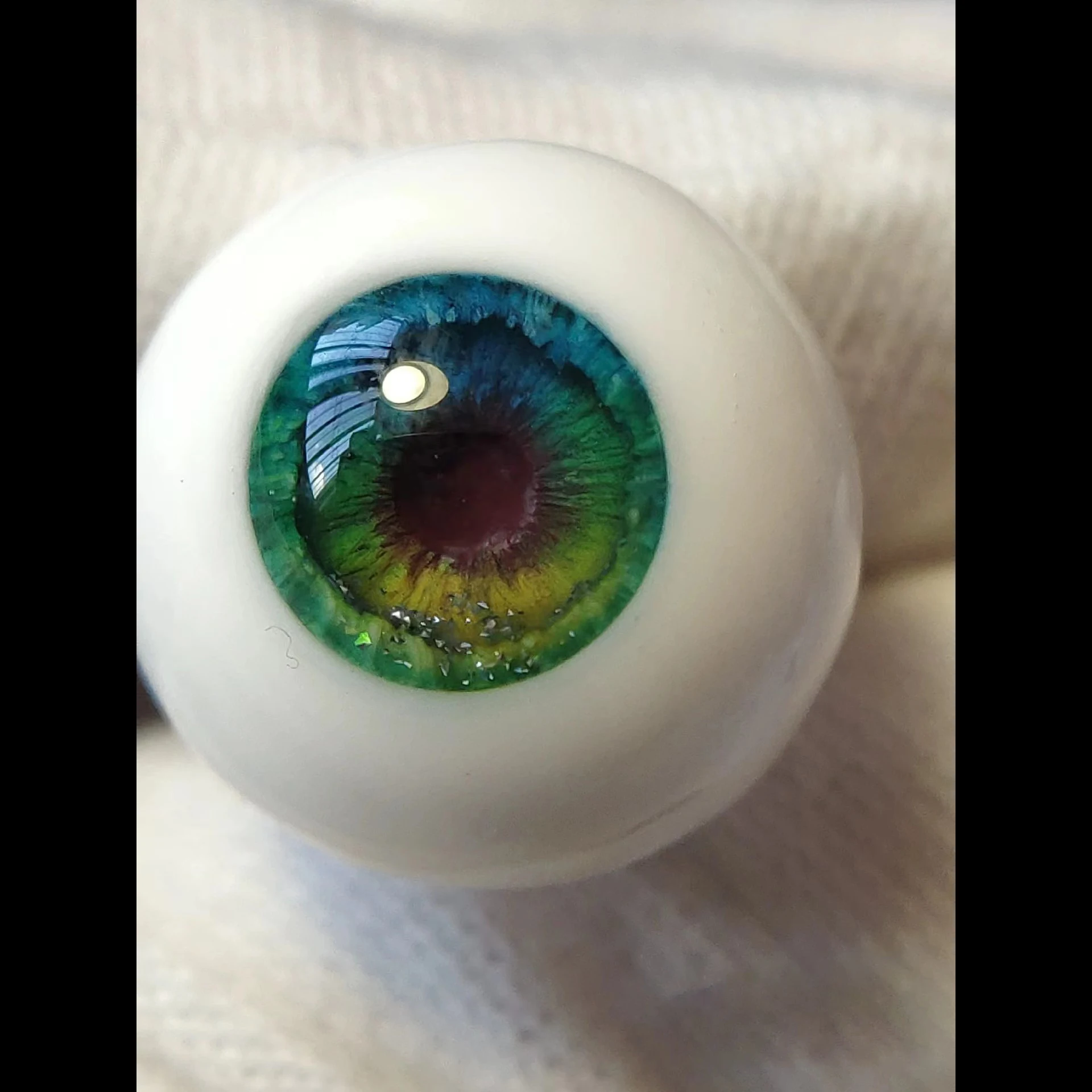 

Resin Eyes Doll Eyeball Colorful Eyes Doll Accessories For OB11 1/6 1/8 1/3 BJD Doll DIY Handmade Eyeball 12mm/14mm/16mm/18mm