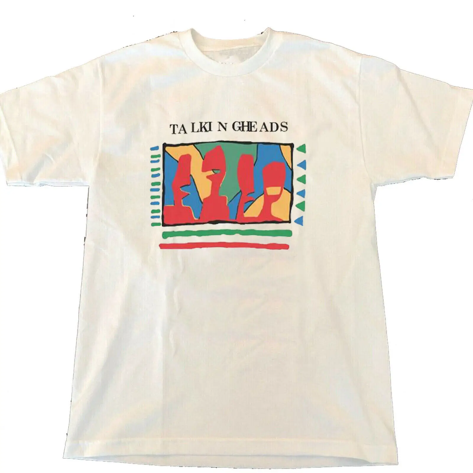 Inspired Talking Heads 80s Short Sleeve Black All Size Shirt AC1146