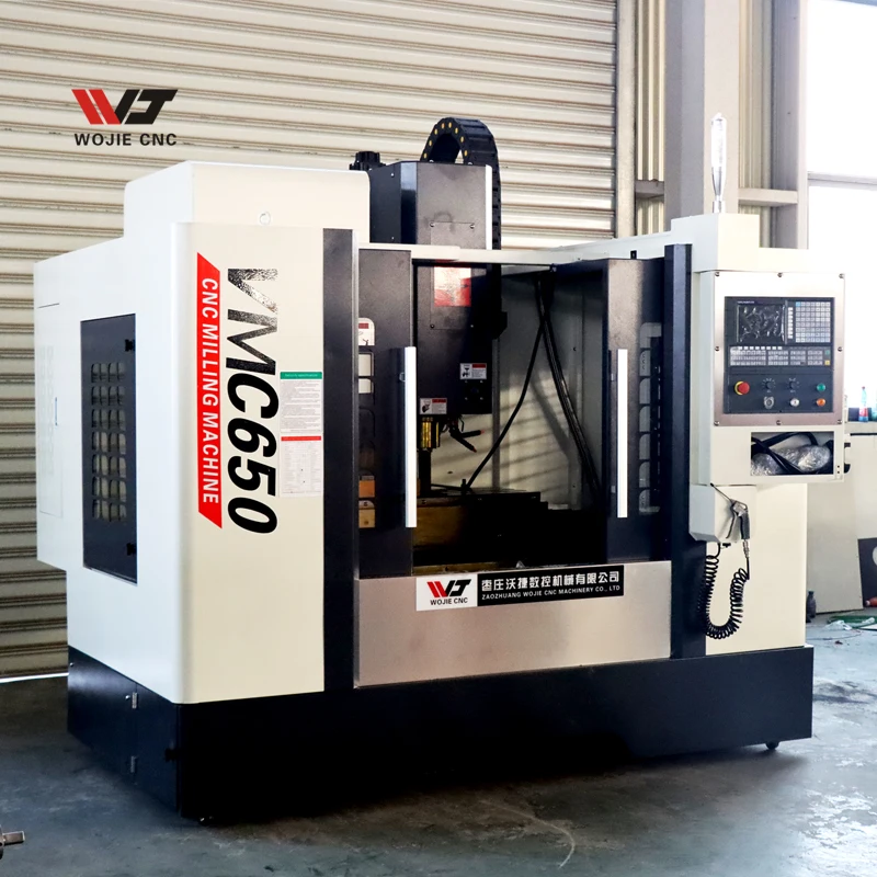 آلة WOJIE ذات 4 محاور VMC650 مركز تصنيع الطحن العمودي باستخدام الحاسب الآلي