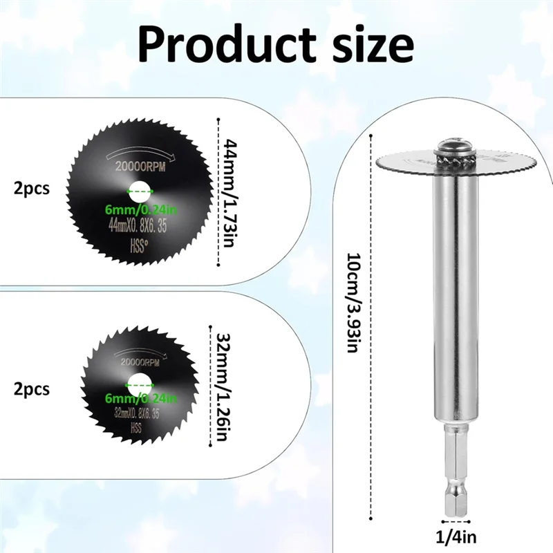 ABHU Inside Pipe Cutter For PVC Pipe 1/4 Inch Hex Shank Impact Connect Inside PVC Pipe Cutter Cutter Tool Set For Drill