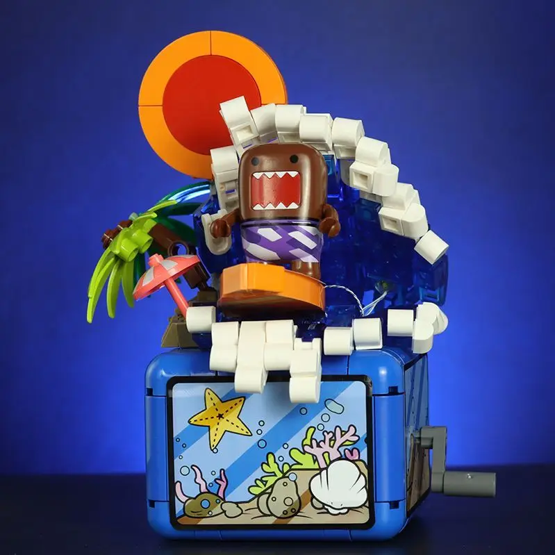 SEMBO BLOCKE 612500 ركوب الأمواج ماستر مع الضوء والتروس لعبة الجذعية للبنين بنات هدية تعليمية