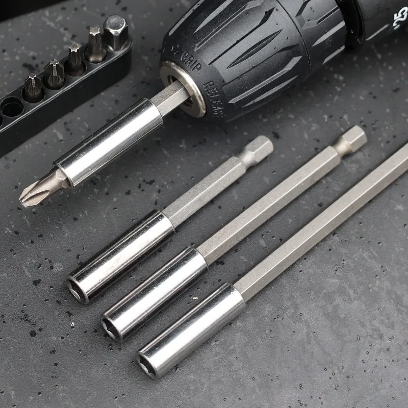 

60/75/100/150mm Magnetic Hexagonal Shank Extension Connecting Rod Hexagonal Shank Extension Rods Screwdriver Joint Power Tools