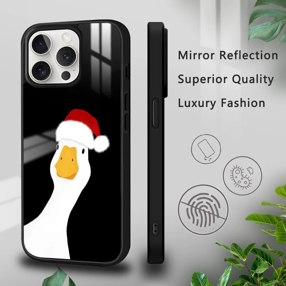 Cartoon Duck G-Goose Game Phone Case For iPhone 16 15 14 13 12 11 Pro Xs Max Mini Plus Celulares Hard Funda