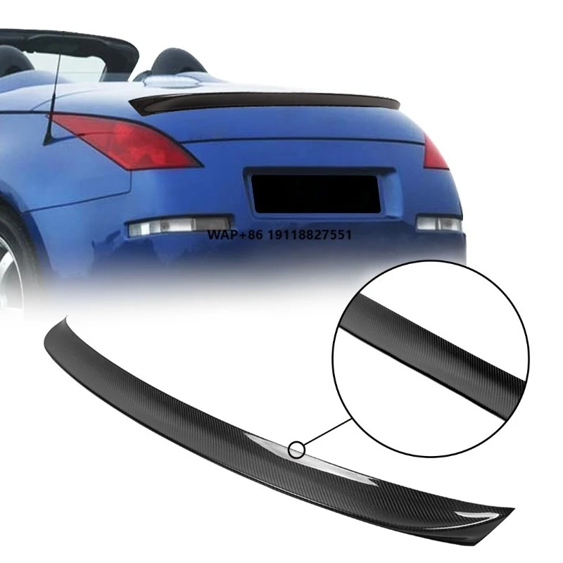 

For 350Z 2003-2008 Rear Carbon Fiber Spoiler Trunk Lip Spoiler Wing