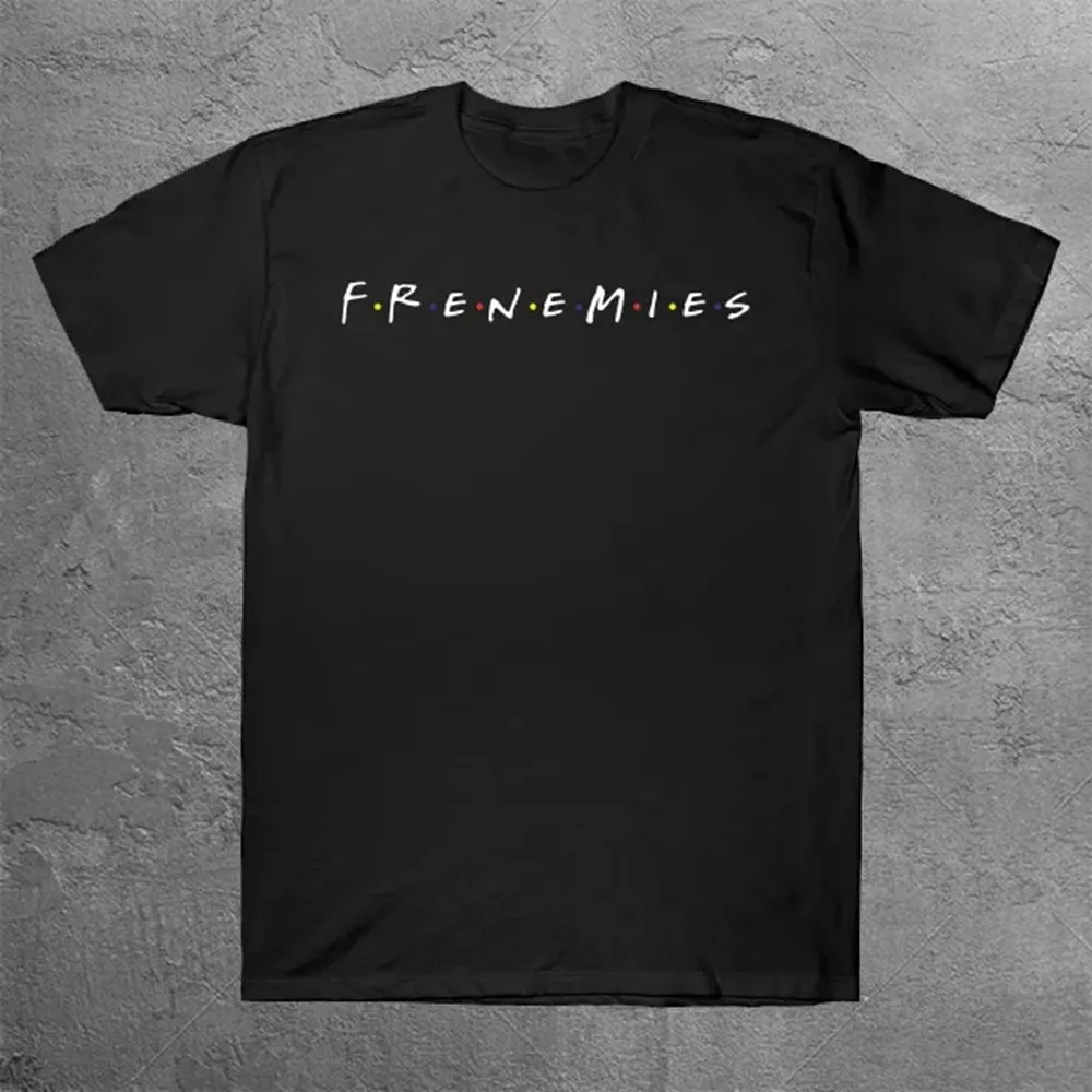 

Frenemies T-Shirt Men Harajuku Streetwear Tshirt