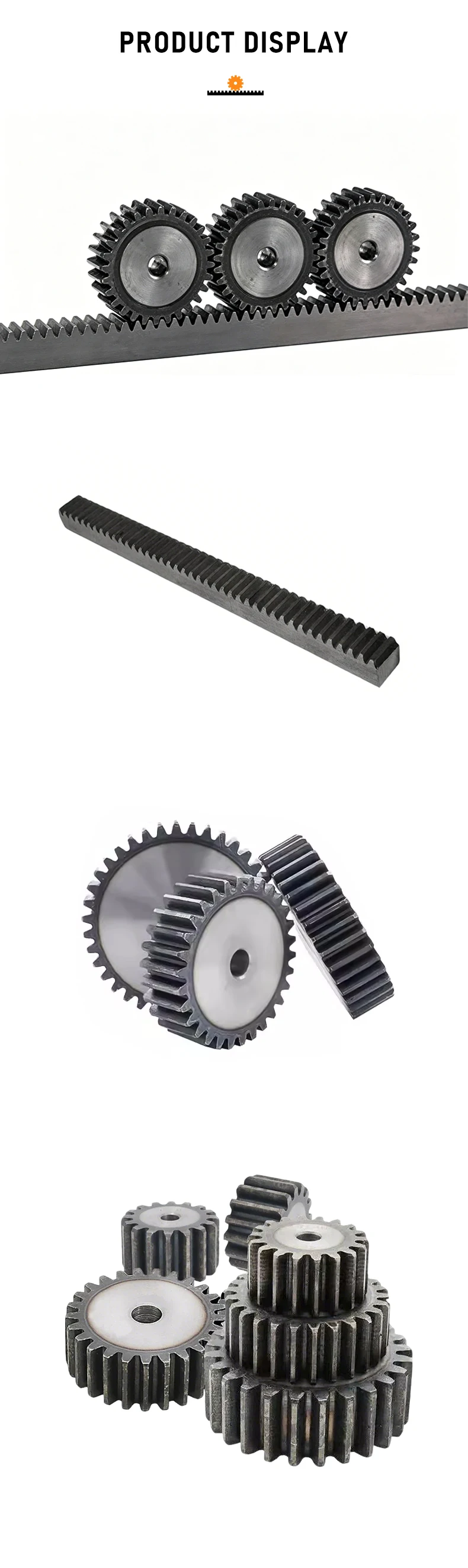 1M Standard-Stirnradgetriebe 1M 10X10 Gerade Zahnstangenkombination Länge 100/150/200/250/300/350-500mm Motorgetriebe-Zubehör Komplett – Detail 8