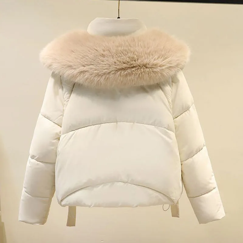 2024 New Winter Female Parkas 90% White Duck Down Jacket Large Real Raccoon Fur Collar Hooded Warm Women\'s Feather Coat Outwear