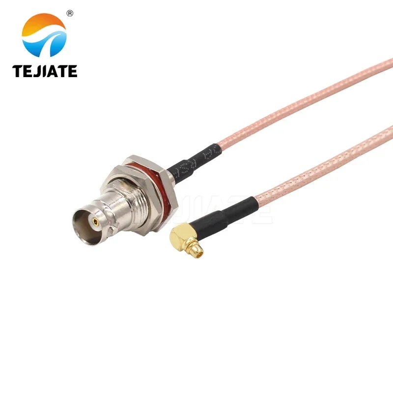 1 قطعة TEJIATE كابل محول BNC إلى MMCX نوع BNCK تحويل MMCXJW 8-90 سنتيمتر 1 متر 1.5 متر 2 متر طول موصل RG316 سلك