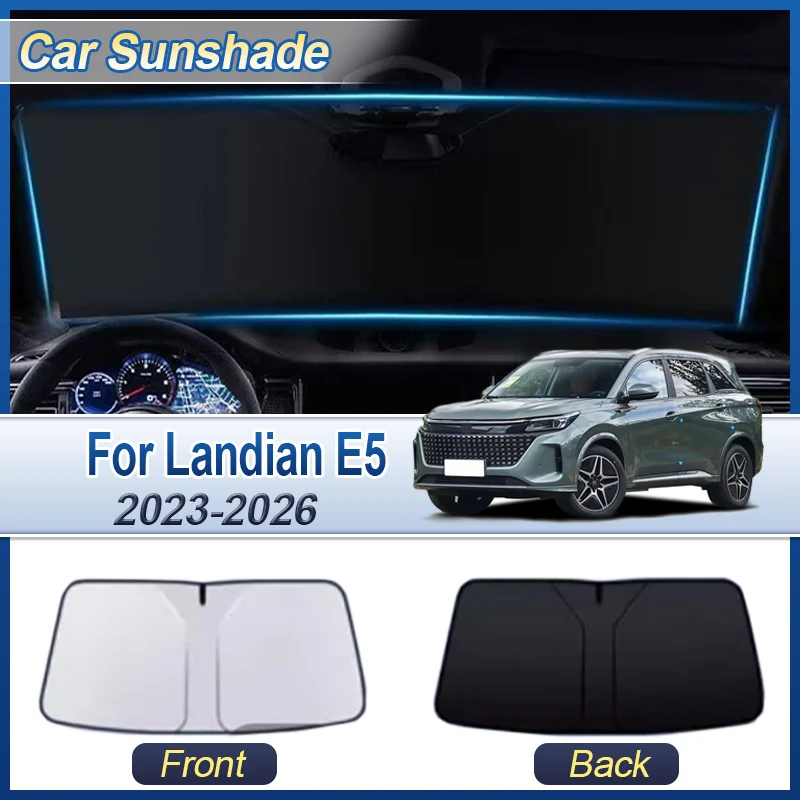 

Солнцезащитный козырек на окно автомобиля для DFSK E5, аксессуары Landian E5 NEV 2023 2024 2025 2026, теплоизоляционная занавеска, солнцезащитный козырек, автомобильные аксессуары
