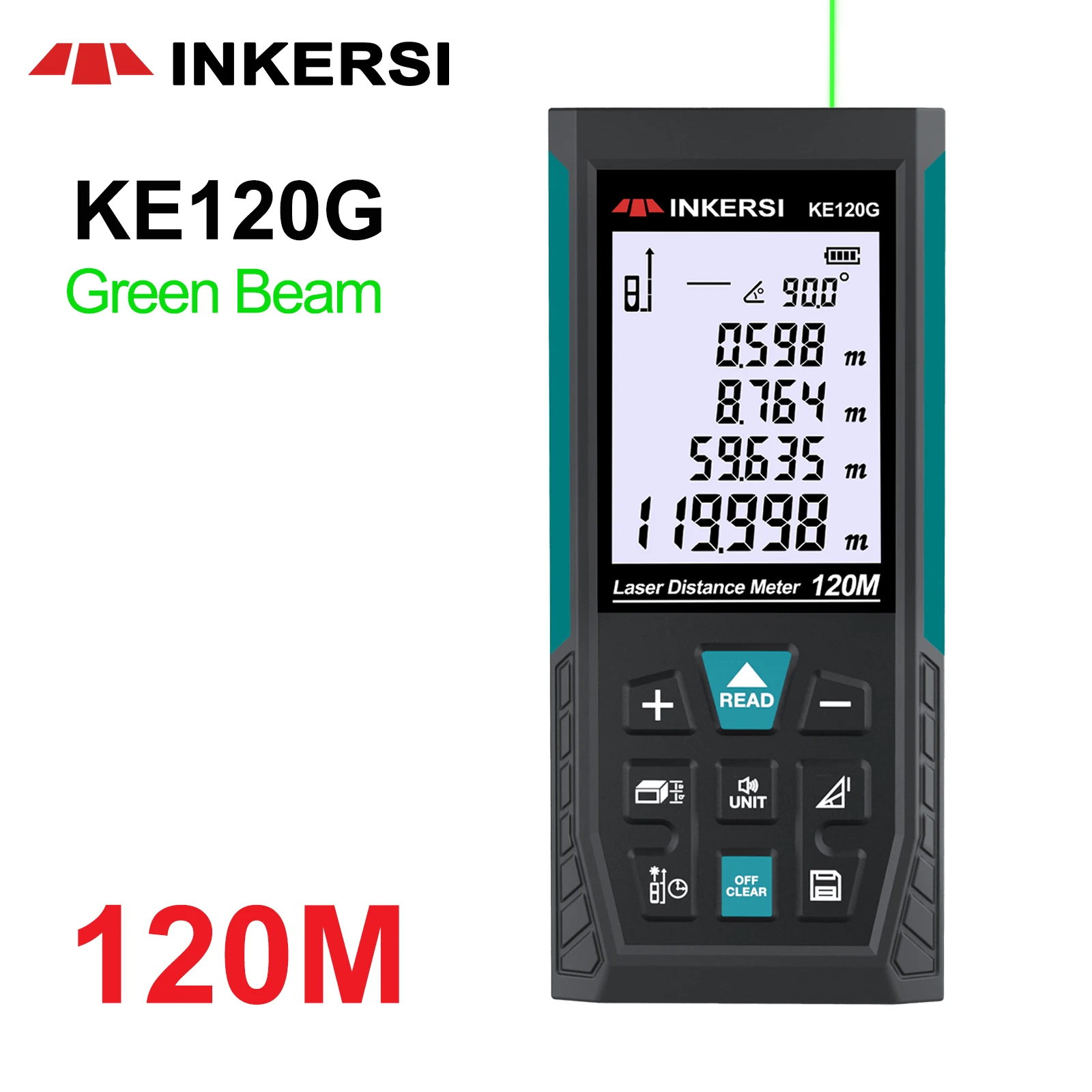 INKERSI Cheap Laser Distance Meter Mini Laser Rangefinder Laser Tape Range Finder Diastimeter Measure 40M 60M 80M 100M DIY Ruler