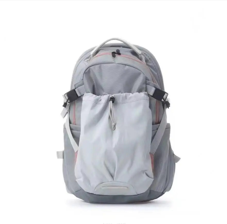 

Backpack Men's Women's Nylon Drawstring Sports Travel Bag Simple Solid Color Portable Travel Tennis Bag Student Backpack