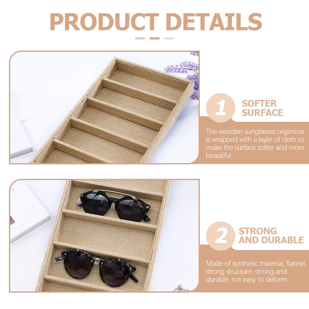 Glasses Holder for Car Display Box Show Rack Sunglasses Frame Eyeglass Rotating