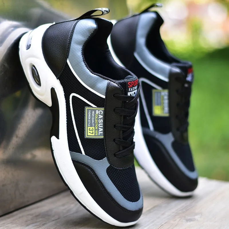 Sneakers Waterdichte antislipschoen Casual Comfortabele hardloopschoenen met zachte zolen Veterschoenen met dikke zolen К вики Муж soi