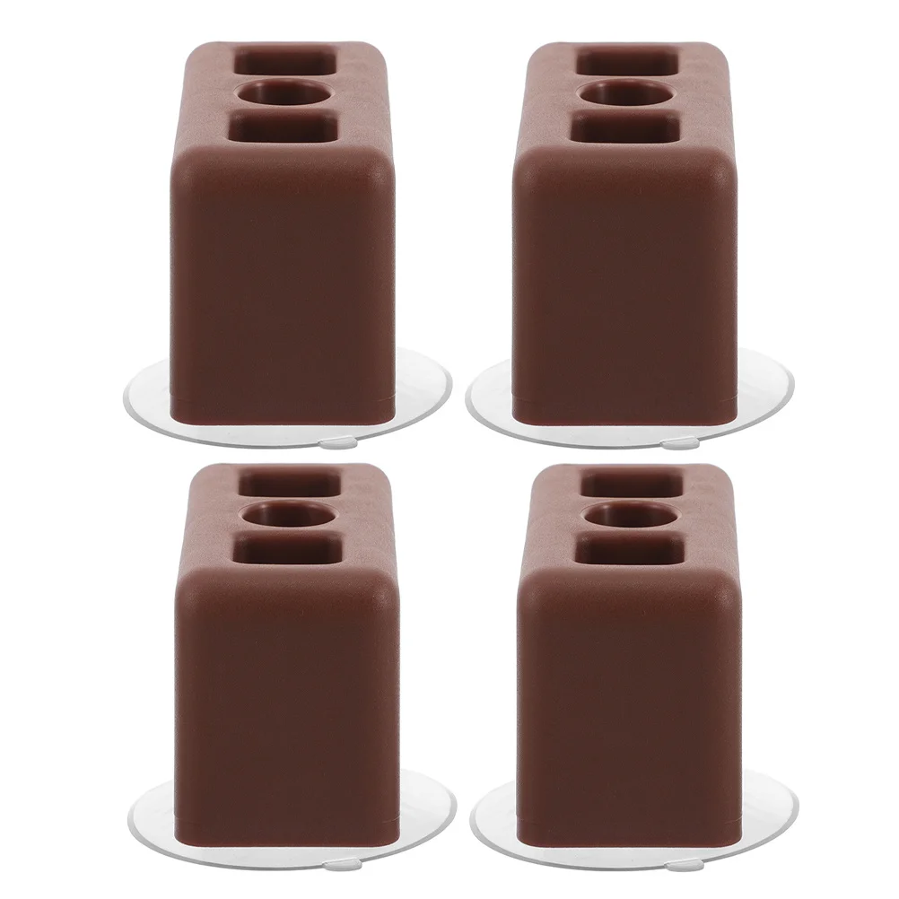 4Pcs Connectors Detachable Fence Clips Strong Suction Cup Base Non-Slip Holder Safety Stabilizer Accessories
