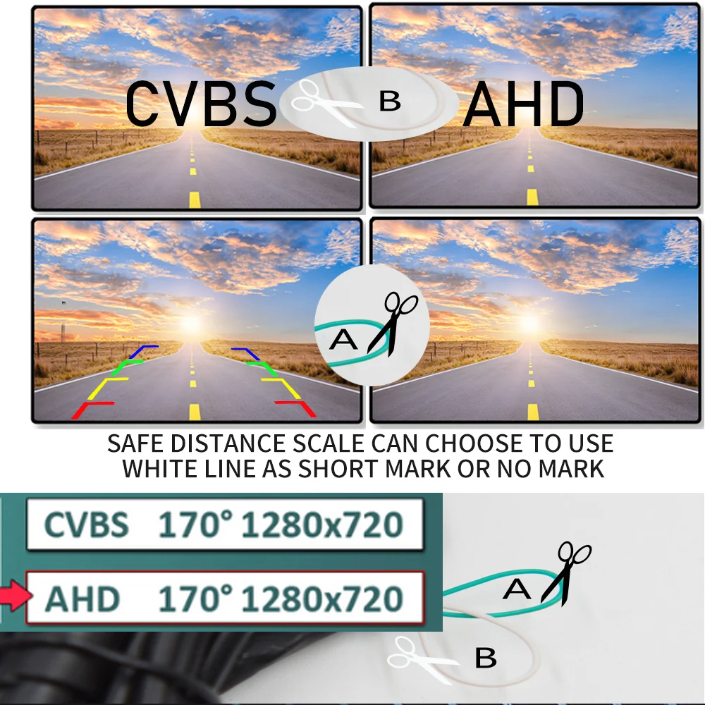 170 Degree AHD 1080P or CVBS Badge Flip Emblem Car Rear View Camera for Golf Polo CC Beetle Magotan B6 B7L B8 EOS T-roc Passat R