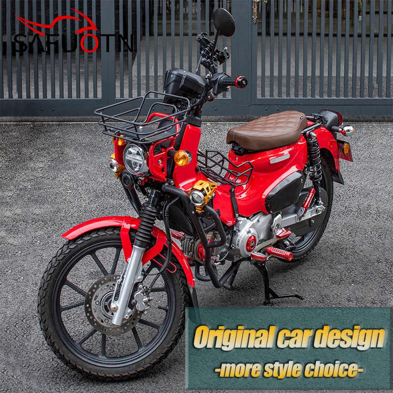One Piece Retro Seat Cushion For Honda Cross Cub 110 CC110 2023 2024 Cross Cub110 Front Driver Rear Passenger Seat Cover