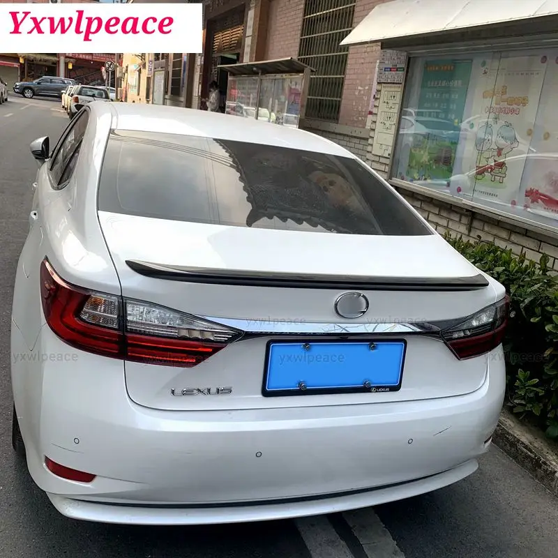 

For 2013 2014 2015 2016 Lexus ES350 ES250 ES300 High Quality ABS Material Unpainted Car Tail Wing Trim Trunk Spoiler