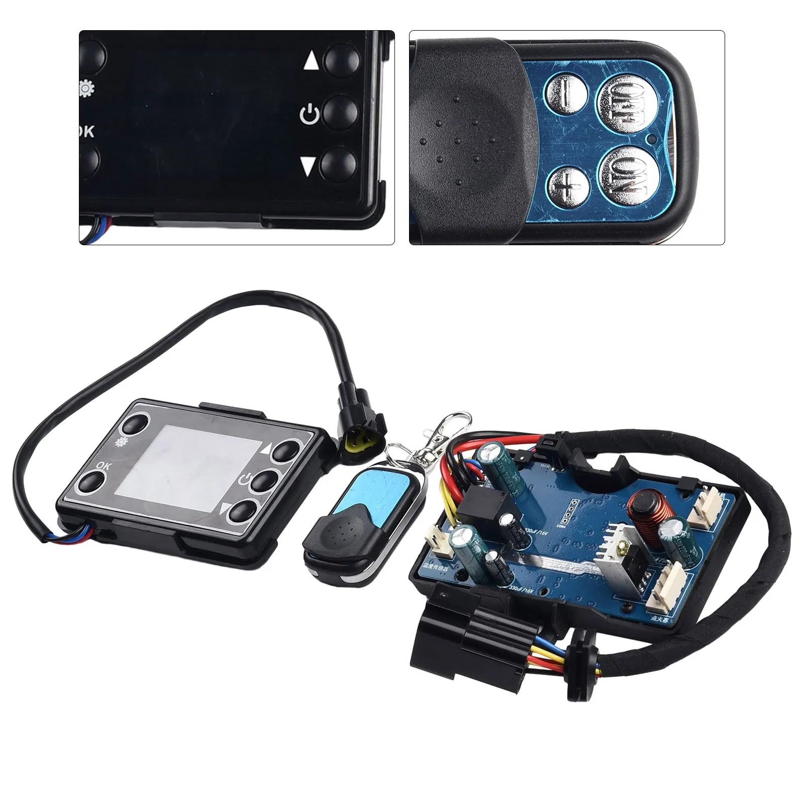 Interruttore remoto della scheda madre del riscaldatore del controller LCD diesel con controller LCD 12V 5KW Il più recente protetto affidabile Duable