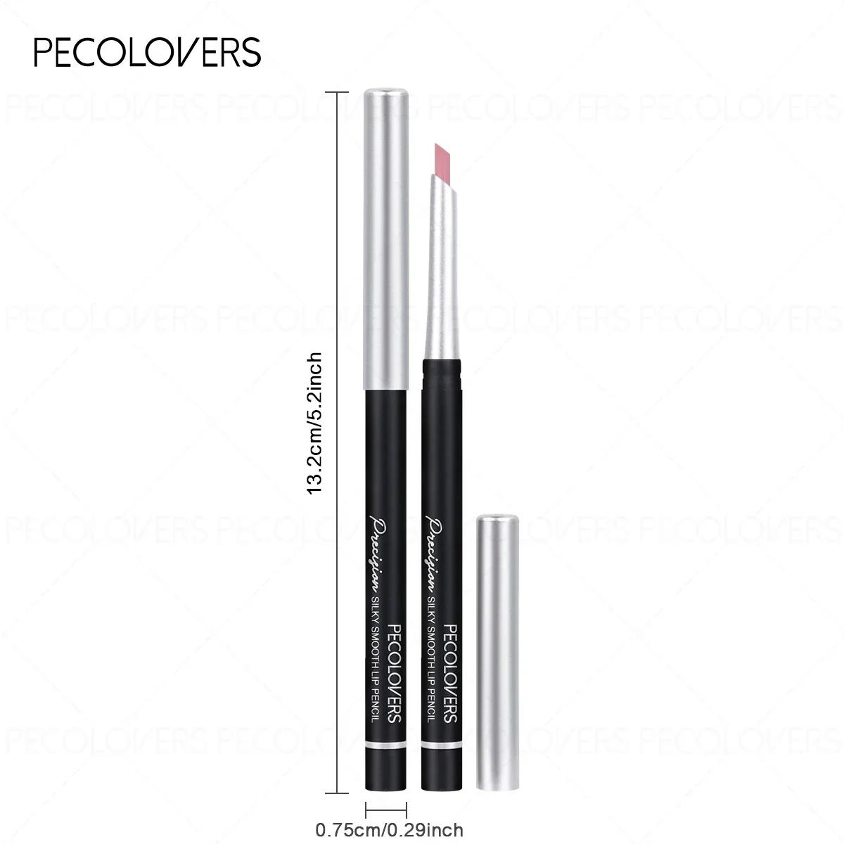 Caneta delineadora labial de longa duração e à prova d'água, à prova de suor, presente perfeito para mulheres, adequada para criar looks delicados de maquiagem, 1 peça