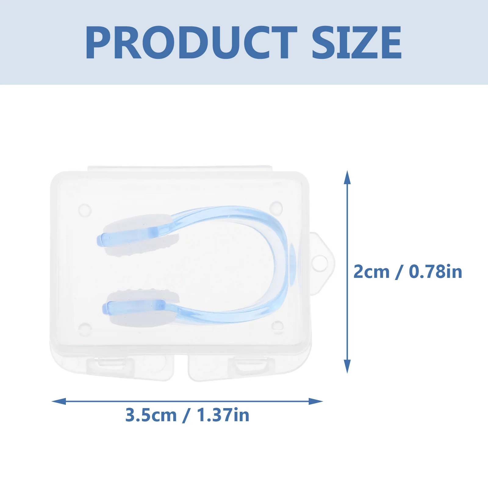 5 صناديق مشابك أنف مضادة للكلور سدادات سباحة احترافية مقاومة للاهتراء مريحة مناسبة للسباحة وركوب الأمواج والتزلج على الماء #6