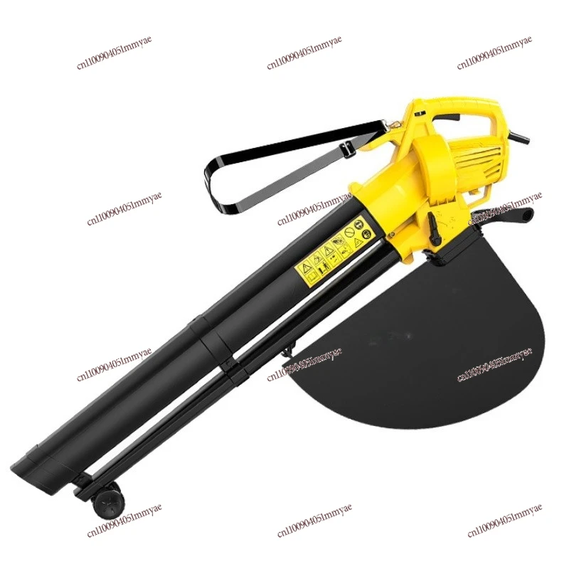 

220V High-power Electric Suction Machine Fallen Leaf Hair Dryer Powerful Leaf Crusher Outdoor Garden Soot Blowing and Vacuuming