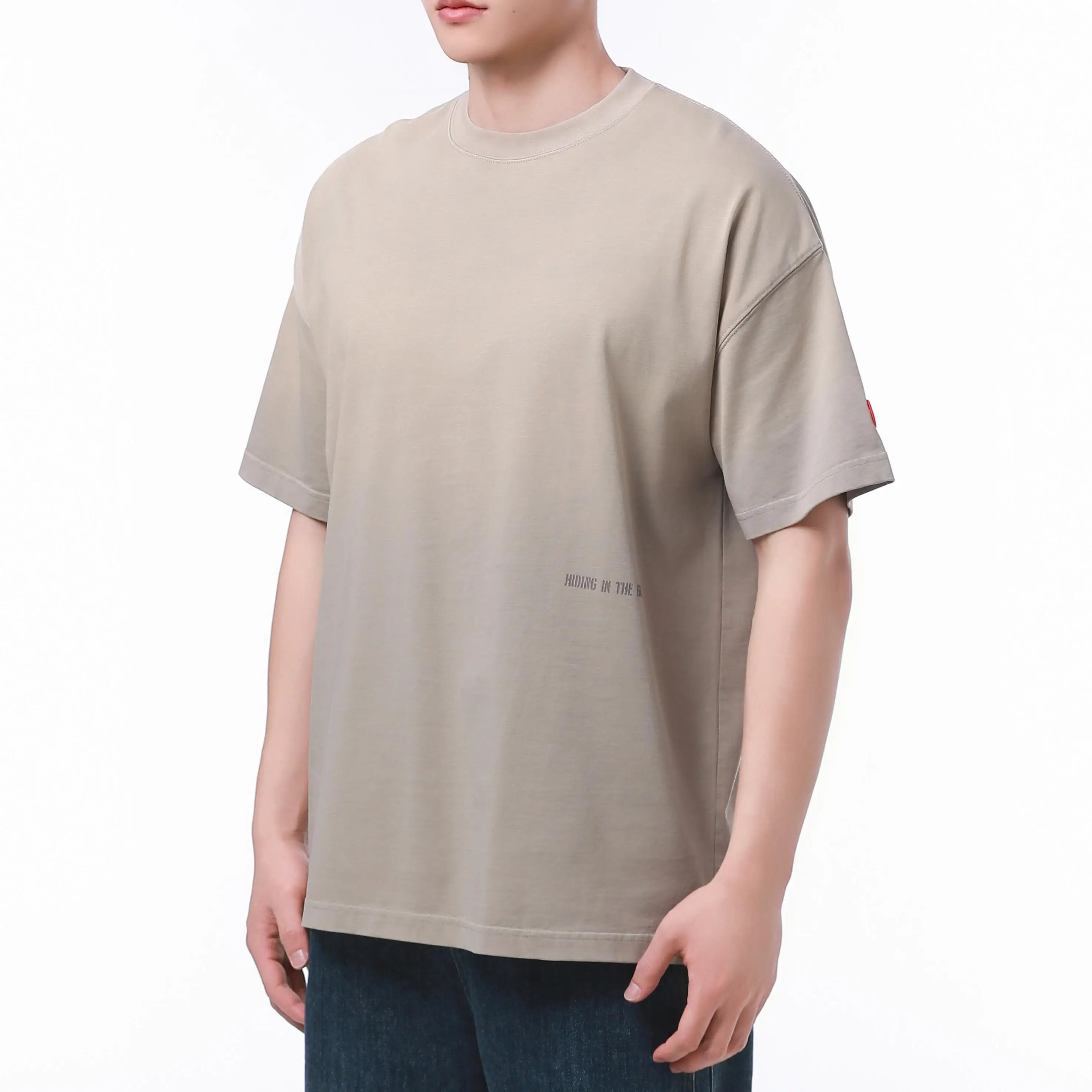 

280gsm Cotton Soft Sportwear Screen Printing Oversize Baggy washed Men T-shirt Short Sleeve Top Summer Unisex Tee