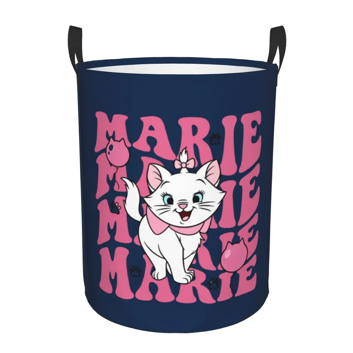Cesto para la ropa sucia de Marie de Los Aristogatos, cesta de almacenamiento grande, organizador de juguetes para la habitación de los niños