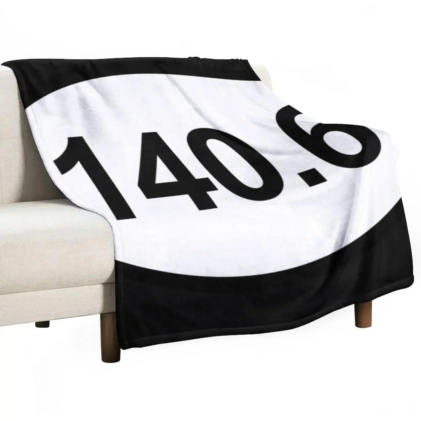 140.6 Triathlon Road Sign Throw Blanket Sofa Throw Luxury St Custom Blankets