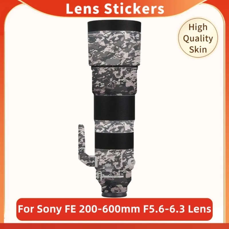 Camera Lens Decal Skin For Sony FE 200-600mm Vinyl Wrap Film Protective Sticker FE 200-600 F5.6-6.3 F/5.6-6.3 G OSS SEL200600G